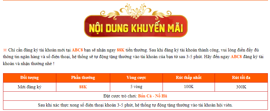 khuyến mãi đăng ký nhận ngay code 88k